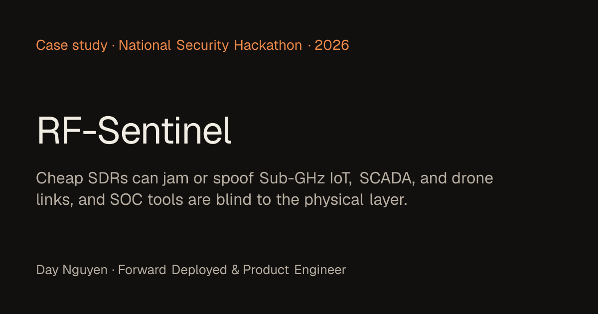 RF-Sentinel case study | Day Nguyen